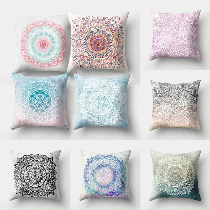 Polyester Mandala Pattern Popular Cushion Hot Sale Throw Pillow 1PC High Quality Home Comfortable Soft Pillow Case
Polyester Mandala Pattern Popular Cushion Hot Sale Throw Pillow 1PC High Quality Home Comfortable Soft Pillow Case