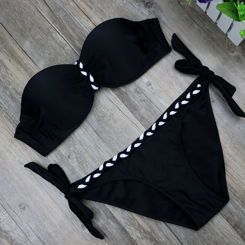 Swimsuit Plus size Bikinis 2018 Swim Set Women Two-Piece Beachwear Striped Bodysuit Split Female Swimwear Bathingsuit
Swimsuit Plus size Bikinis 2018 Swim Set Women Two-Piece Beachwear Striped Bodysuit Split Female Swimwear Bathingsuit