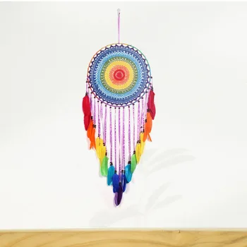 15.7'' Big Ring Dream Catcher Wall Hanging Home Decoration Colorful Feather Hand Made Indian Style Free Shipping
15.7'' Big Ring Dream Catcher Wall Hanging Home Decoration Colorful Feather Hand Made Indian Style Free Shipping