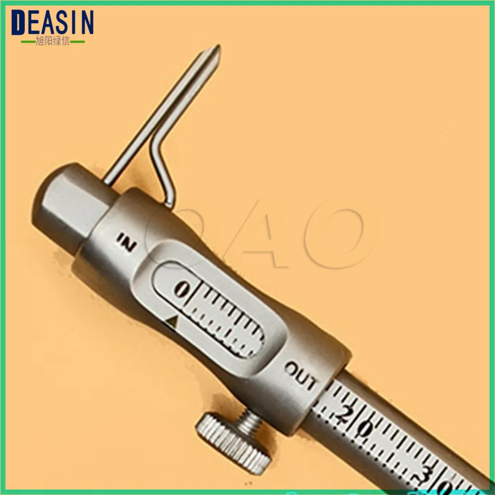 DENTAL SLIDING TENTH GAUGE VERNIER CALIPER DIAMOND Vernier caliper with positioning pen type planting caliper vertical planting
DENTAL SLIDING TENTH GAUGE VERNIER CALIPER DIAMOND Vernier caliper with positioning pen type planting caliper vertical planting
