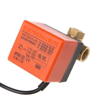 3 Way Motorized Ball Valve Electric Three Line Two Way Control AC 220 DN15/DN20/DN25
3 Way Motorized Ball Valve Electric Three Line Two Way Control AC 220 DN15/DN20/DN25