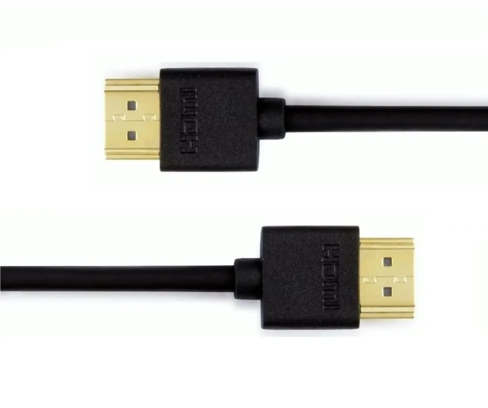 Image 0.5m 1m 1.5m 2m Slim HDMI Cable with Ethernet 1.4 for HD TV s   Xbox 360   PS3   Playstation 3   SkyHD   Blu Ray DVD