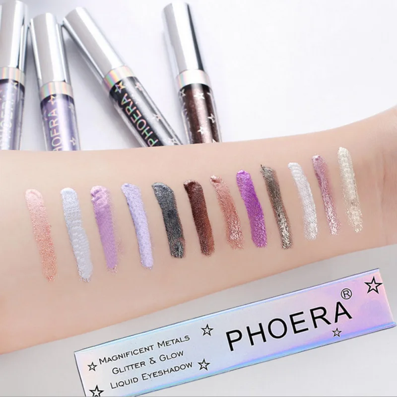PHOERA Liquid Eyeshadow Long Lasting Easywear Glitter Waterproof Maquiagem Shimmer Eyes Cosmetics Eye Shadow makeup Fluorescence
PHOERA Liquid Eyeshadow Long Lasting Easywear Glitter Waterproof Maquiagem Shimmer Eyes Cosmetics Eye Shadow makeup Fluorescence