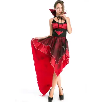 Ms Halloween Clothing womens cosplay robe longue femme ete Sexy demon vampire Bat loading Masquerade vestidos mujer red
Ms Halloween Clothing womens cosplay robe longue femme ete Sexy demon vampire Bat loading Masquerade vestidos mujer red