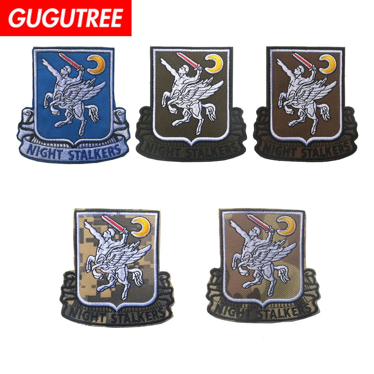 GUGUTREE embroidery HOOK&LOOP 160th SOAR execution team patch troops patches badges applique patches for clothing AD-279
GUGUTREE embroidery HOOK&LOOP 160th SOAR execution team patch troops patches badges applique patches for clothing AD-279
