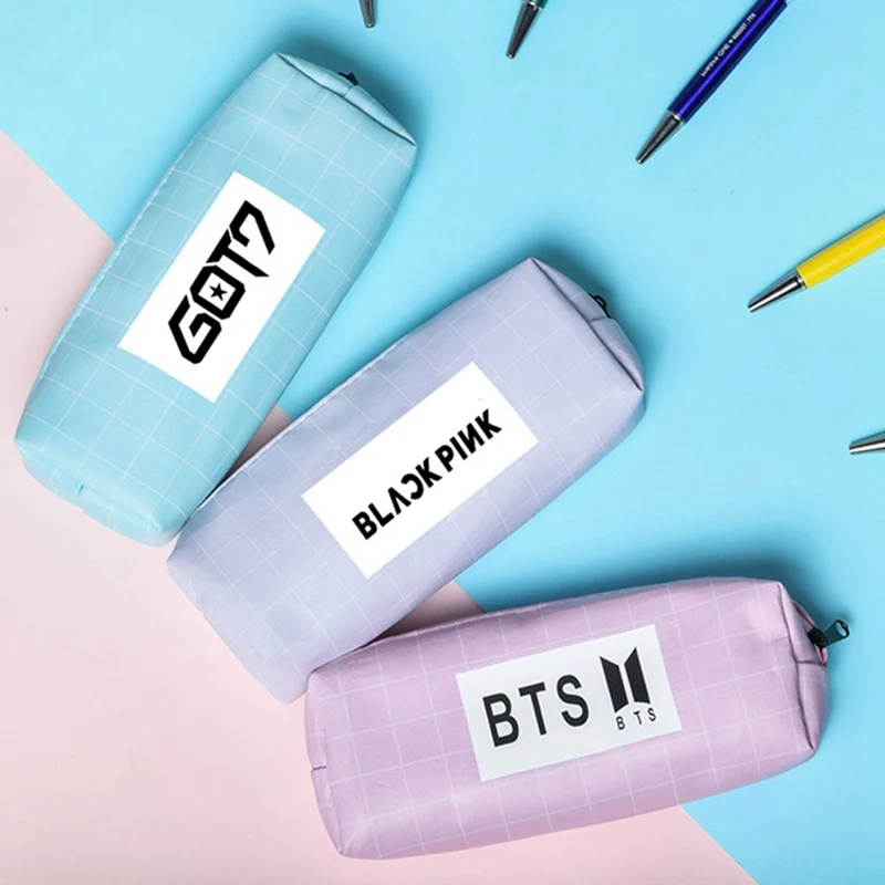 Youpop KPOP BTS Pencil Bags Grid BLACLPINK SEVENTEEN EXO GOT7 WANNA ONE PU Package Cosmetic Case Waterproof
Youpop KPOP BTS Pencil Bags Grid BLACLPINK SEVENTEEN EXO GOT7 WANNA ONE PU Package Cosmetic Case Waterproof