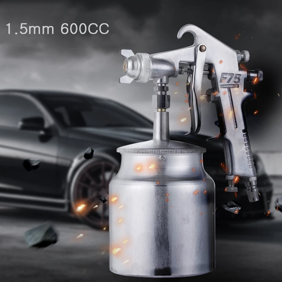 1.5mm 600CC Car Pneumatic Spray Gun Airbrush Sprayer Alloy Painting Atomizer Airbrush Tool HVLP Fed Lacquer
1.5mm 600CC Car Pneumatic Spray Gun Airbrush Sprayer Alloy Painting Atomizer Airbrush Tool HVLP Fed Lacquer