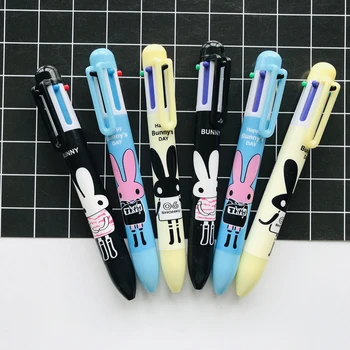 1PC Kawaii Bunny Rabbit Family 6 Color Press Ballpoint Pen Writing Drawing Ball Pen Student Statione Office School supply
1PC Kawaii Bunny Rabbit Family 6 Color Press Ballpoint Pen Writing Drawing Ball Pen Student Statione Office School supply