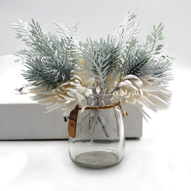 Hot Artificial Plant Flowers Pine Grass Flower Wedding Party Decor DIY Craft Scrapbook Christmas Decoration
Hot Artificial Plant Flowers Pine Grass Flower Wedding Party Decor DIY Craft Scrapbook Christmas Decoration