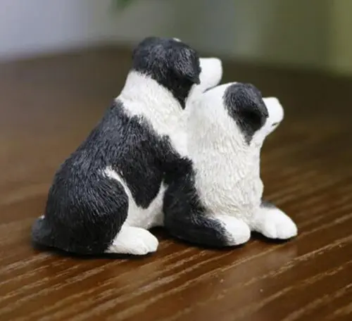 Border Collie dog figure resin pet 9