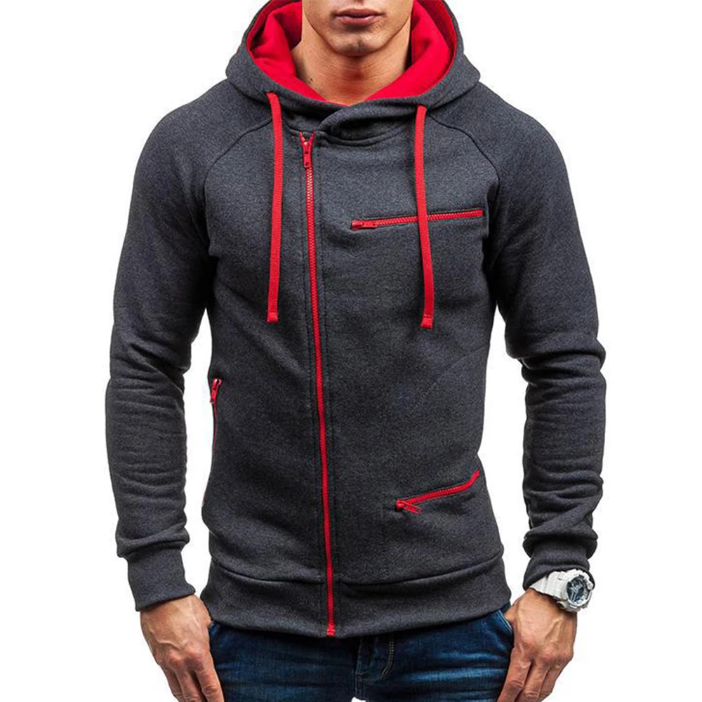 Hoodie Men Tracksuit 2019 Streetwear Drawstring Pocket Hooded Sweatshirt Long Sleeve Zip Slim Coat Male Jacket
Hoodie Men Tracksuit 2019 Streetwear Drawstring Pocket Hooded Sweatshirt Long Sleeve Zip Slim Coat Male Jacket
