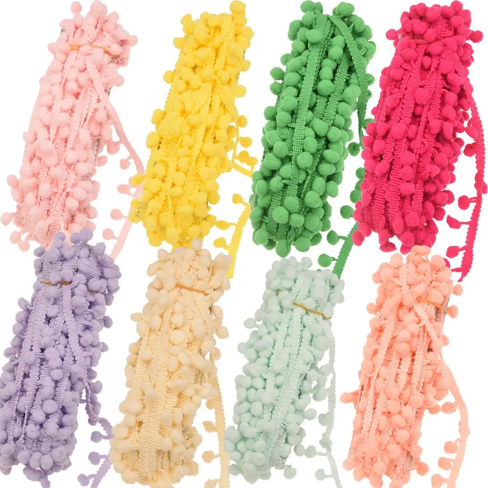 10yard /Roll Small pompon 1.5cm * 10yard Lace inelastic Headband Hairband garment Accessory Hair Accessories apparel accessory 
10yard /Roll Small pompon 1.5cm * 10yard Lace inelastic Headband Hairband garment Accessory Hair Accessories apparel accessory