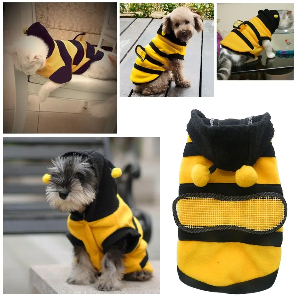 Hot Pet Hoodie Clothes Dog Cat Coat Puppy Apparel Fancy Bee Costume Outfit Pet Clothes Supplies Accessories Pet gifts Presents
Hot Pet Hoodie Clothes Dog Cat Coat Puppy Apparel Fancy Bee Costume Outfit Pet Clothes Supplies Accessories Pet gifts Presents