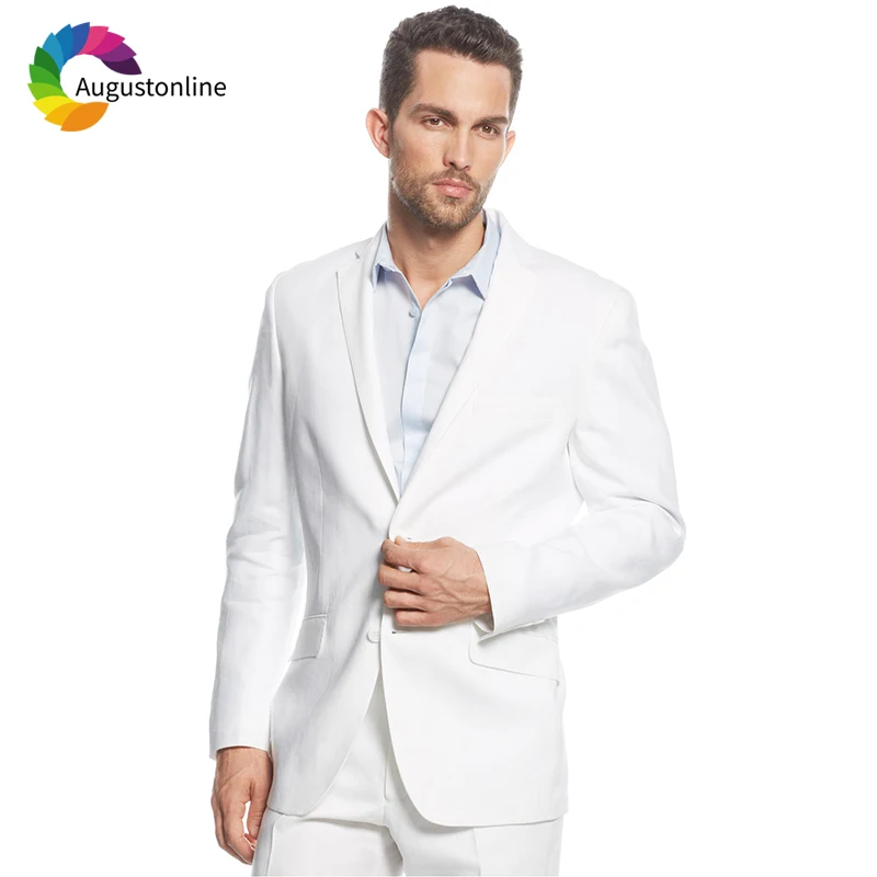 2019 Summer Slim Fit White Men Suits For Wedding Casual Costume Groom Prom Tailored Tuxedo Best Man Blazer Traje Hombre 2Pieces
2019 Summer Slim Fit White Men Suits For Wedding Casual Costume Groom Prom Tailored Tuxedo Best Man Blazer Traje Hombre 2Pieces