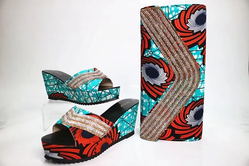 Fashion design wax shoes matching evening bag set with free shipping SB8049 elegant shoes bag african matching set for aso ebi
Fashion design wax shoes matching evening bag set with free shipping SB8049 elegant shoes bag african matching set for aso ebi