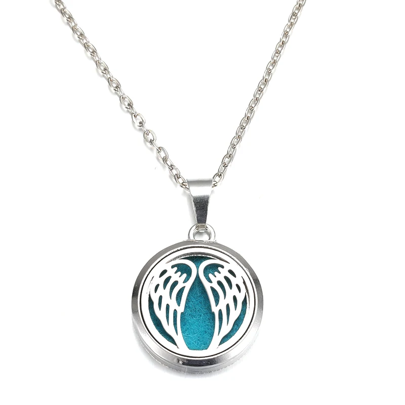 MODKISR Wholesale Angel Wings Fashion 28mm Essential Oil Diffuser Locket Necklace 316L Stainless Steel Magnetic Jewelry A13-70
MODKISR Wholesale Angel Wings Fashion 28mm Essential Oil Diffuser Locket Necklace 316L Stainless Steel Magnetic Jewelry A13-70