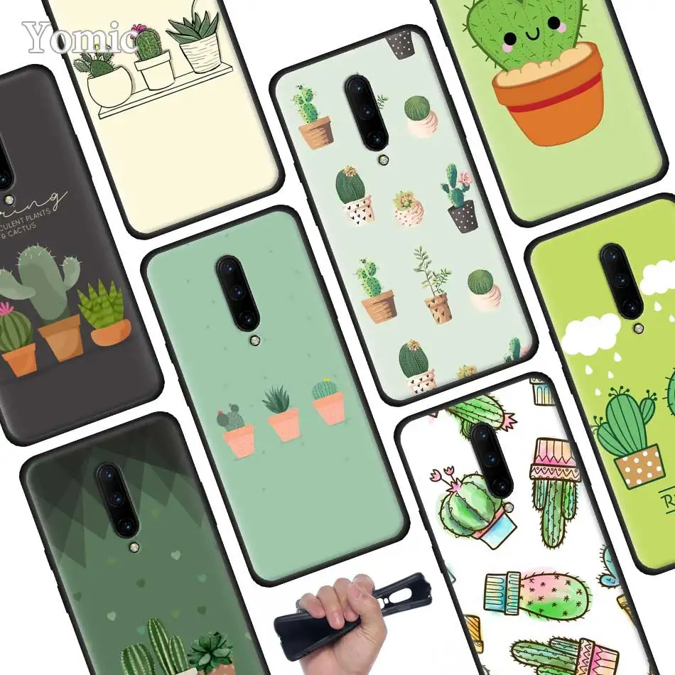 Cute Green Cactus Potted Plant Black Soft Case for Oneplus 7 Pro 7 6T 6 Silicone TPU Phone Cases Cover Coque Shell
Cute Green Cactus Potted Plant Black Soft Case for Oneplus 7 Pro 7 6T 6 Silicone TPU Phone Cases Cover Coque Shell