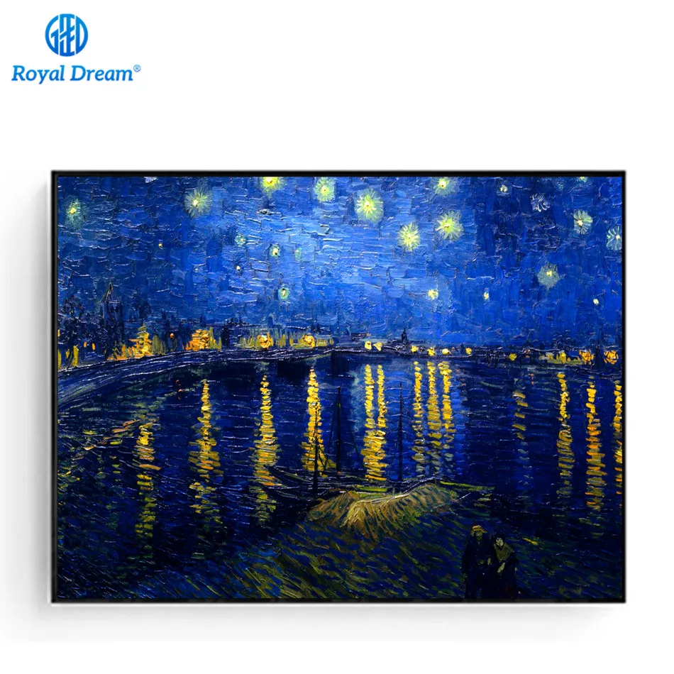 Picture Hand Made Painting By Numbers DIY Crafts Digital Oil Painting decoration Wall Art by Van Gogh Star of the Lower Rhone
Picture Hand Made Painting By Numbers DIY Crafts Digital Oil Painting decoration Wall Art by Van Gogh Star of the Lower Rhone