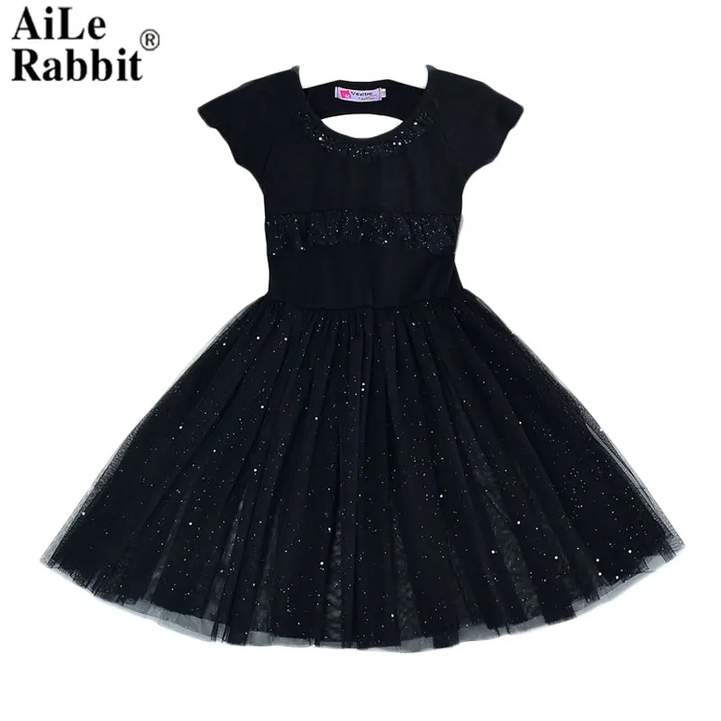 AiLe Rabbit 2018 Girls Stripe Dress Backless Design Children's Wear Veil Fashion Black Pink Korean Sequins 3-7 Years Old
AiLe Rabbit 2018 Girls Stripe Dress Backless Design Children's Wear Veil Fashion Black Pink Korean Sequins 3-7 Years Old