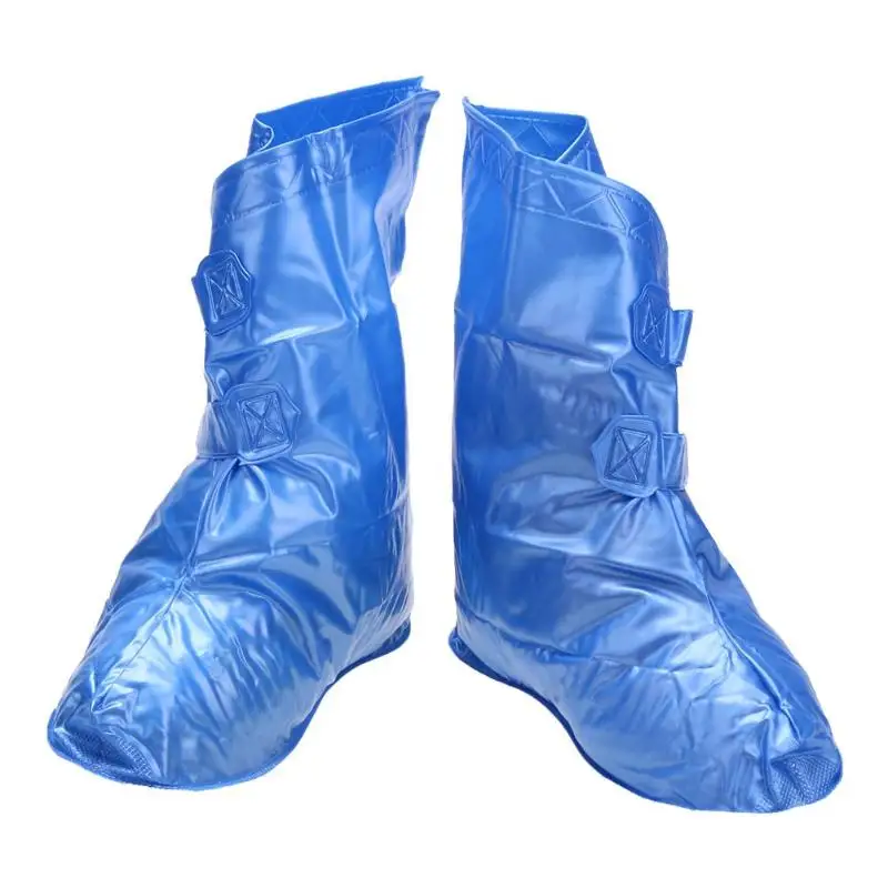 1 Pair Overshoes Shoe Covers Protector Women Blue Waterproof All Season Non-slip PVC Rainproof Overshoes Sport Shoe Cover Buckle
1 Pair Overshoes Shoe Covers Protector Women Blue Waterproof All Season Non-slip PVC Rainproof Overshoes Sport Shoe Cover Buckle