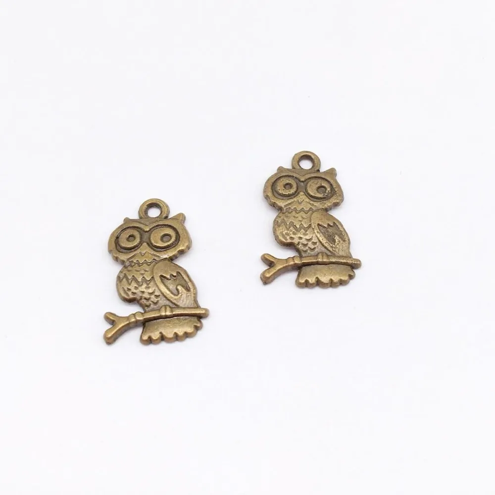 20 pcs Vintage owl Charms 15x23mm owl pendants fit DIY earring bracelet necklace Jewelry Making
20 pcs Vintage owl Charms 15x23mm owl pendants fit DIY earring bracelet necklace Jewelry Making