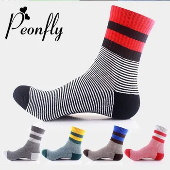 PEONFLY Men Happy Harajuku Cotton Sock Brand Colorful Wide Stripes Thin Striped Male Business Dress Socks comfortable breathable
PEONFLY Men Happy Harajuku Cotton Sock Brand Colorful Wide Stripes Thin Striped Male Business Dress Socks comfortable breathable