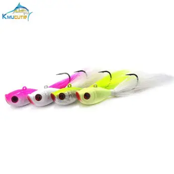 15g 28g 56g 3D Eyes Bucktail jig 6 colors luminous Big game Saltwater lead head Fishing Lures
15g 28g 56g 3D Eyes Bucktail jig 6 colors luminous Big game Saltwater lead head Fishing Lures