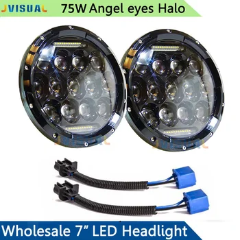 7" Projector Lens Headlights 7 Inch 75W Led Headlamp Bulb DRL Fit For Jeep wrangler Jk Tj lada niva 4x4 Hummer
7" Projector Lens Headlights 7 Inch 75W Led Headlamp Bulb DRL Fit For Jeep wrangler Jk Tj lada niva 4x4 Hummer