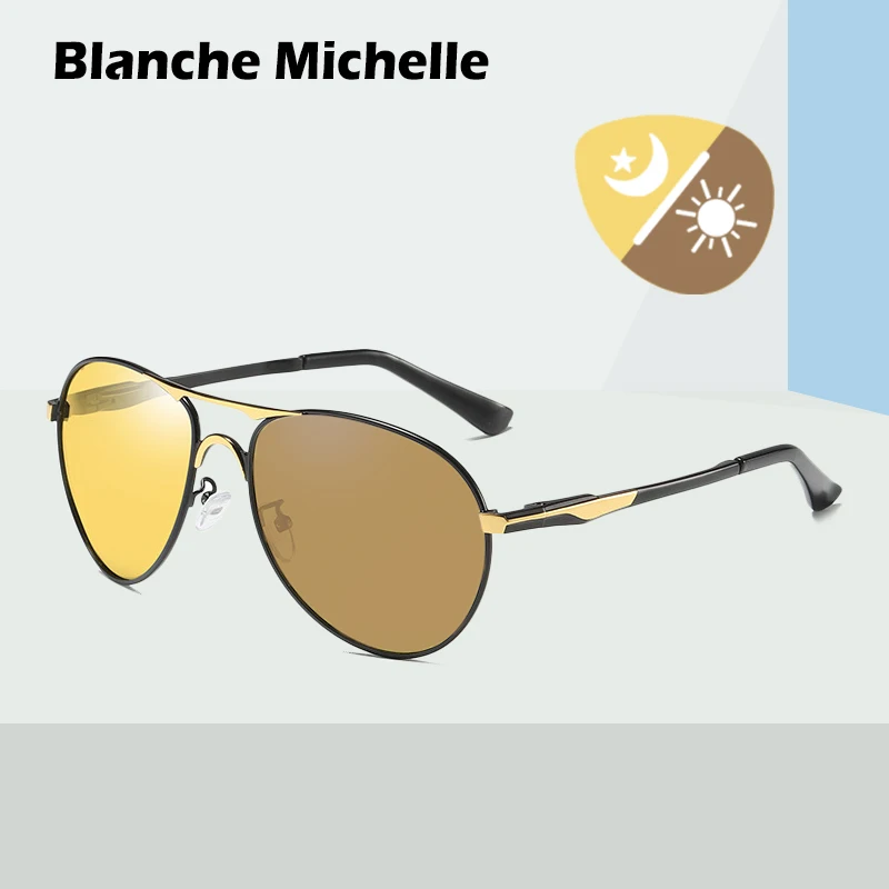 Blanche Michelle Photochromic Sunglasses Men Polarized UV400 Vintage Sun Glasses For Driving Women oculos Day And Night Vision
Blanche Michelle Photochromic Sunglasses Men Polarized UV400 Vintage Sun Glasses For Driving Women oculos Day And Night Vision