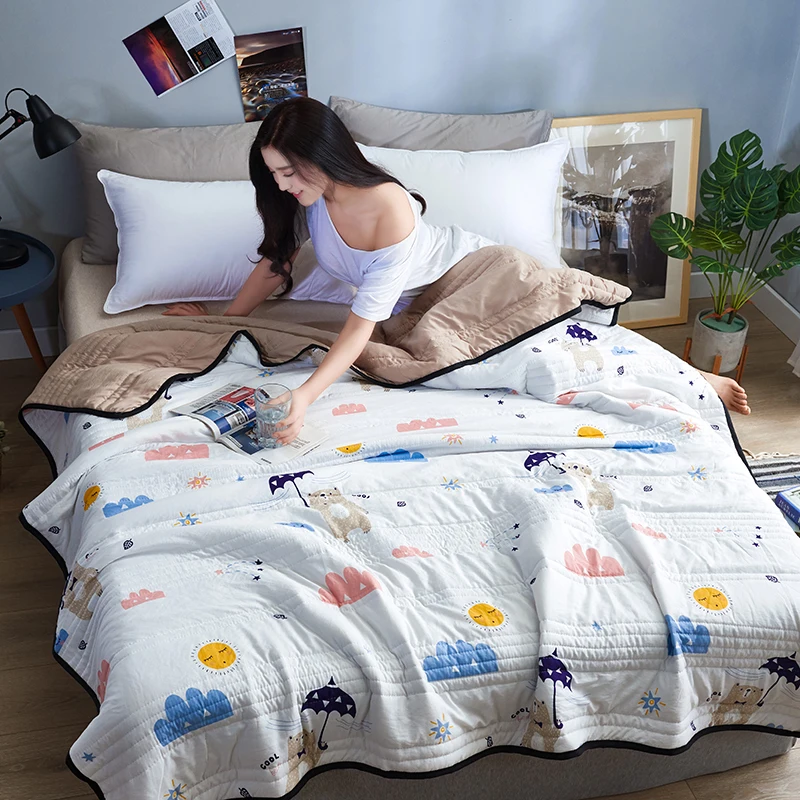 Thin Throws Blanket Printed Brief Quilting Summer Comforter Quilt Stitching Polyester Fabric Polyester Filler Air-Condition #sw
Thin Throws Blanket Printed Brief Quilting Summer Comforter Quilt Stitching Polyester Fabric Polyester Filler Air-Condition #sw