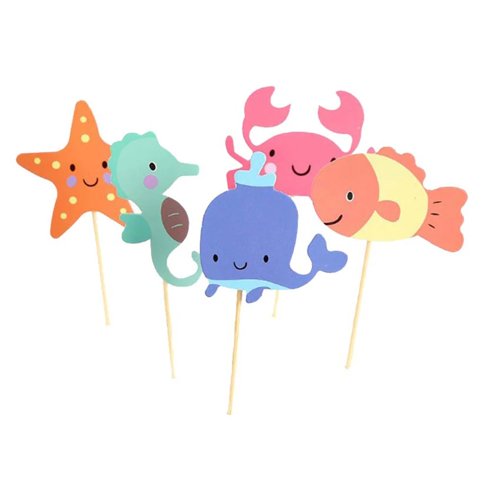Ocean Sea Cake Topper Animal Creature Fish Starfish Whale Octopus Crab Sea Horse Cake Cupcake Topper Picks For Party Decorations
Ocean Sea Cake Topper Animal Creature Fish Starfish Whale Octopus Crab Sea Horse Cake Cupcake Topper Picks For Party Decorations