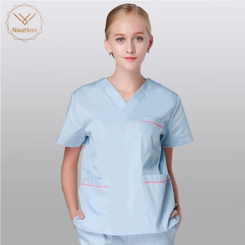 Medical Surgical cotton pharmacy nurse uniform scrub sets high quality beauty salon sets spa uniform men and women white coat
Medical Surgical cotton pharmacy nurse uniform scrub sets high quality beauty salon sets spa uniform men and women white coat