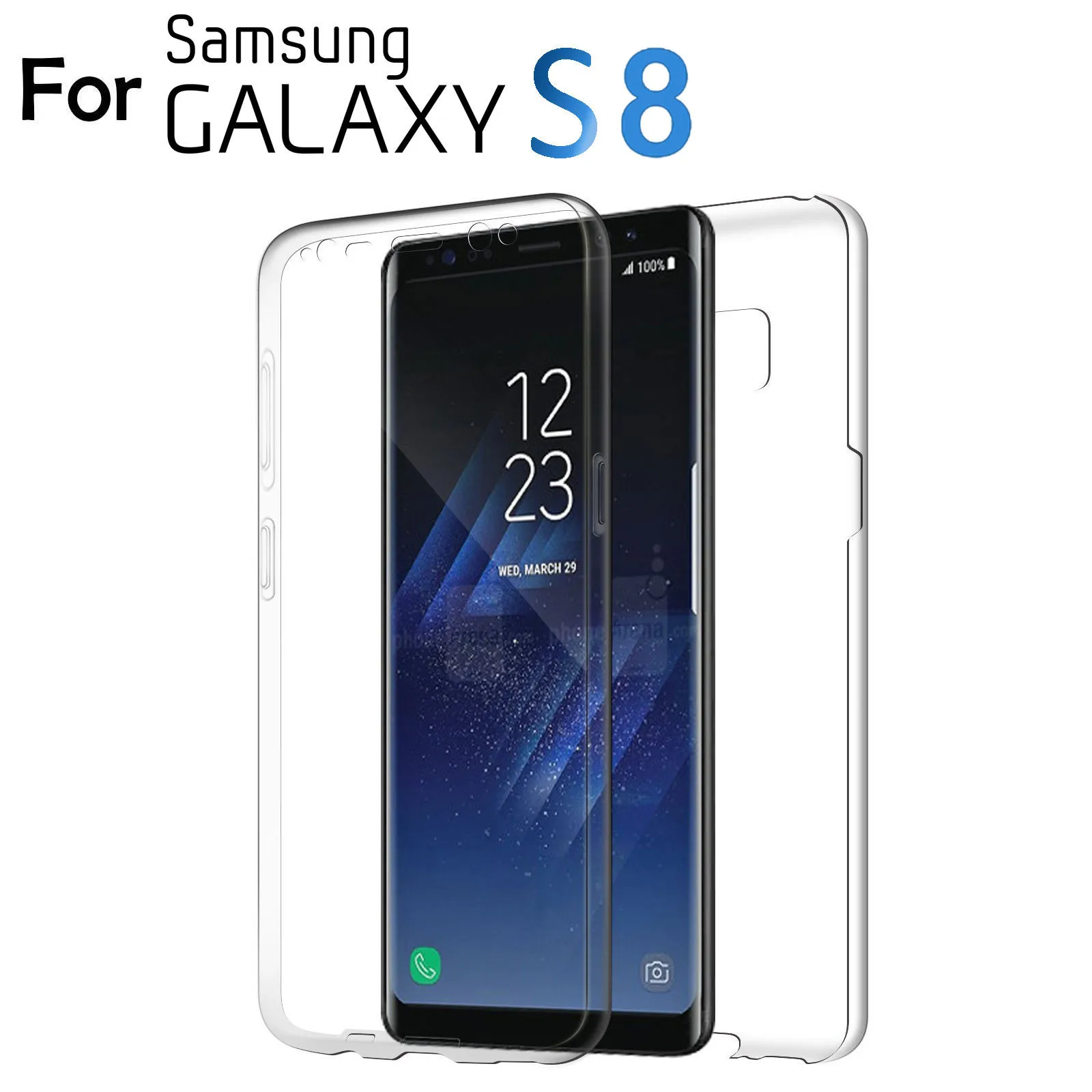 Del For Samsung Galaxy S8 360 Clear TPU Full Body Cover Case Skin td1011 dropship
Del For Samsung Galaxy S8 360 Clear TPU Full Body Cover Case Skin td1011 dropship