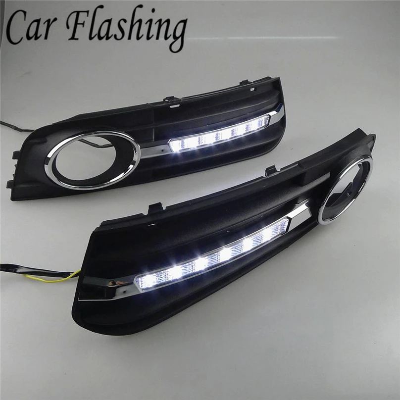 Car Flashing 2pcs car styling For Audi A4 A4L B8 2009 2010 2011 2012 LED DRL Daytime driving Running Lights driving Daylight 
Car Flashing 2pcs car styling For Audi A4 A4L B8 2009 2010 2011 2012 LED DRL Daytime driving Running Lights driving Daylight