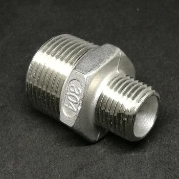 1-1/2" BSP Male x 1/2" BSP Male Thread Hex Nipple Reducer 304 Stainless Steel Threaded Pipe Fitting Connector For Water Oil Air
1-1/2" BSP Male x 1/2" BSP Male Thread Hex Nipple Reducer 304 Stainless Steel Threaded Pipe Fitting Connector For Water Oil Air