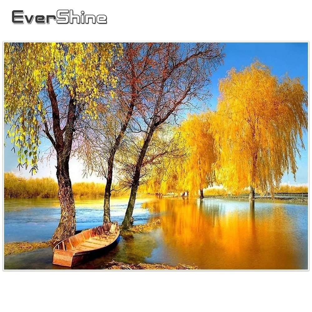 EverShine Diamond Embroidery Scenery 5D Diamond Painting Full Square Drill Autumn Pictures Of Rhinestones Wall Decoration
EverShine Diamond Embroidery Scenery 5D Diamond Painting Full Square Drill Autumn Pictures Of Rhinestones Wall Decoration