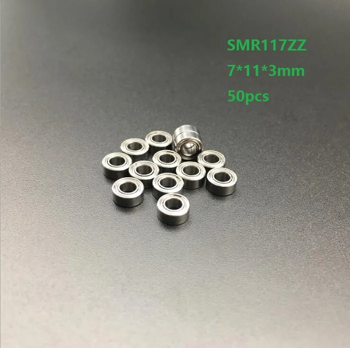 50pcs/lot 7x11x3mm S677ZZ SMR117ZZ SMR117 ZZ bearing 7*11*3mm Stainless Steel Deep Groove Ball Bearing Miniature mini MR117ZZ
50pcs/lot 7x11x3mm S677ZZ SMR117ZZ SMR117 ZZ bearing 7*11*3mm Stainless Steel Deep Groove Ball Bearing Miniature mini MR117ZZ