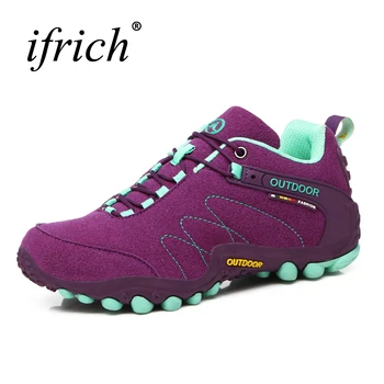 2019 Hiking Shoes Women Trekking Boots Autumn/Winter Outdoor Shoes Women Climbing Sneakers Leather Sport Shoes Red/Purple Boots 
2019 Hiking Shoes Women Trekking Boots Autumn/Winter Outdoor Shoes Women Climbing Sneakers Leather Sport Shoes Red/Purple Boots