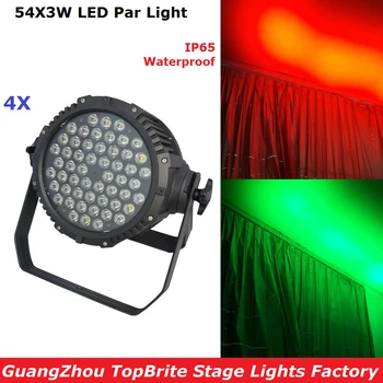 NEW Arrival 4Pcs/Lot 180W Waterproof LED Par Light 54X3W RGBW 4 Colors LED Flat Par Cans For Professional Stage Disco Lights
NEW Arrival 4Pcs/Lot 180W Waterproof LED Par Light 54X3W RGBW 4 Colors LED Flat Par Cans For Professional Stage Disco Lights