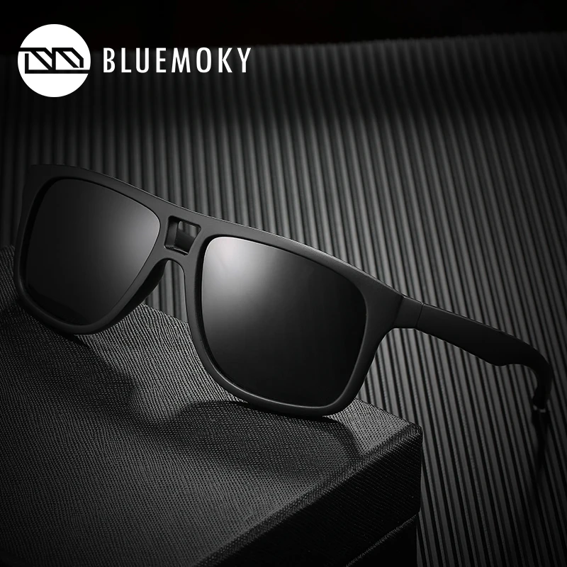 BLUEMOKY Black Matte Sun Glasses for Men Polarized UV400 Sunglasses Men Driving Polaroid Square Shades for Men Brand 2019
BLUEMOKY Black Matte Sun Glasses for Men Polarized UV400 Sunglasses Men Driving Polaroid Square Shades for Men Brand 2019
