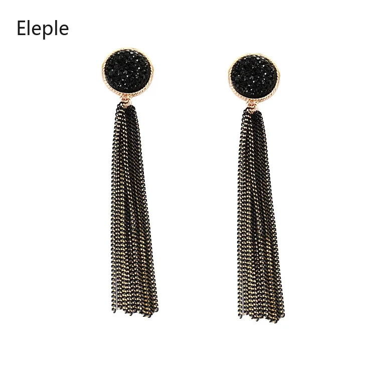 Eleple Dropshipping Trendy Geometric Dangle Earrings for Woman Big Black CZ Earrings Fashion Jewelry Supplier C9C29
Eleple Dropshipping Trendy Geometric Dangle Earrings for Woman Big Black CZ Earrings Fashion Jewelry Supplier C9C29
