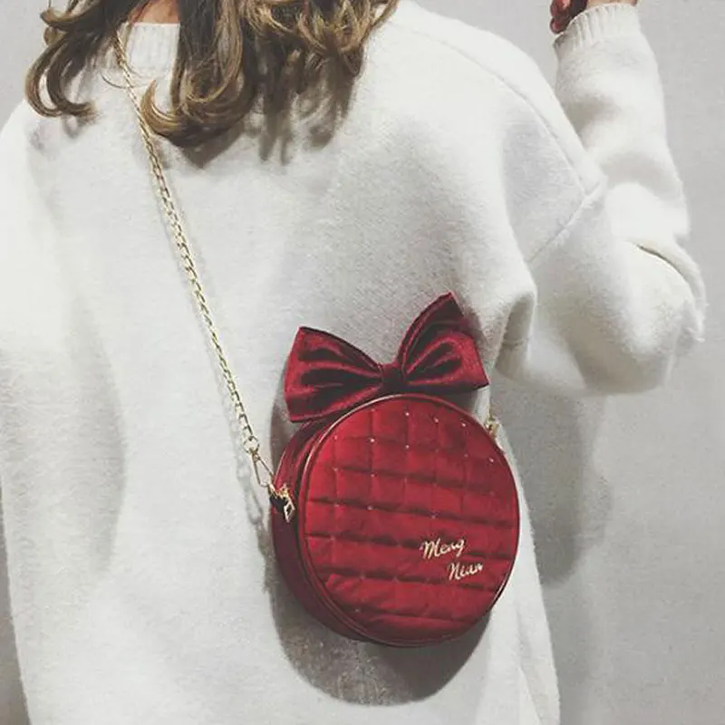 2019 Fashion Ladies Bag Women Circular Velour Shoulder Bag with Bow Solid Color Crossbody Bag Casual 6589/L
2019 Fashion Ladies Bag Women Circular Velour Shoulder Bag with Bow Solid Color Crossbody Bag Casual 6589/L