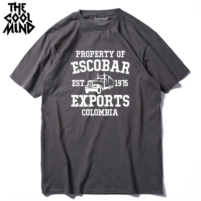COOLMIND ES0113A men's tee shirts tops casual 100% cotton short sleeve loose street pablo escobar printed men T-shirt tops
COOLMIND ES0113A men's tee shirts tops casual 100% cotton short sleeve loose street pablo escobar printed men T-shirt tops