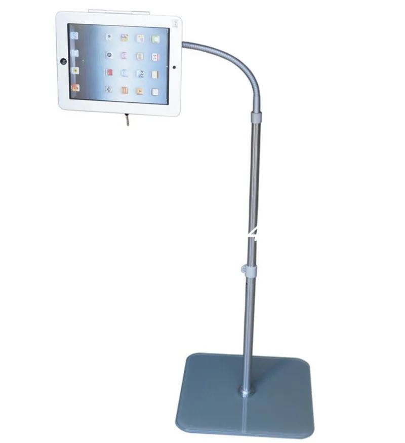 for ipad 2/3/4/air/pro 9.7" display floor stand height adjust with locking casing and flexible gooseneck hands free
for ipad 2/3/4/air/pro 9.7" display floor stand height adjust with locking casing and flexible gooseneck hands free