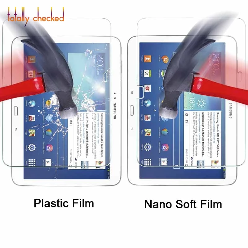 

For Samsung Galaxy Tab 3 10.1 P5200 10.1" TAB waterproof screen protector films e Explosion-proof Nano soft film