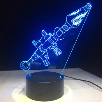 SCAR M4A1 Gun 3D Lamp Arylic Crystal RGBW Changeable LED Mood Lamp 7 Colors Base Night Light for Birthday Gift Dropshipping
SCAR M4A1 Gun 3D Lamp Arylic Crystal RGBW Changeable LED Mood Lamp 7 Colors Base Night Light for Birthday Gift Dropshipping