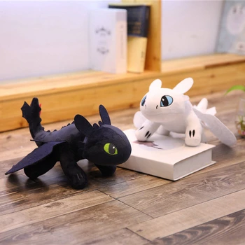 35-60cm Anime Movie How to Train Your Dragon Plush Toys Toothless Night Fury Stuffed Animal Doll Christmas Kids Birthday Gifts
35-60cm Anime Movie How to Train Your Dragon Plush Toys Toothless Night Fury Stuffed Animal Doll Christmas Kids Birthday Gifts