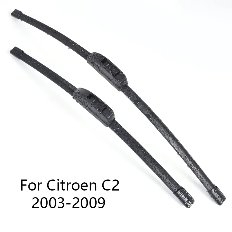 Car Windshield Wiper Blades for Citroen C2 form 2003 2004 2005 2006 2007 2008 2009 Windscreen wiper Rubber | Автомобили и