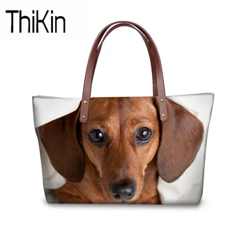THIKIN Women Handbag PU Leather Women Bag Large Capacity Tote Bag Big Ladies Shoulder Bags Dachshund Dog Shopper Bolsas Feminina 
THIKIN Women Handbag PU Leather Women Bag Large Capacity Tote Bag Big Ladies Shoulder Bags Dachshund Dog Shopper Bolsas Feminina