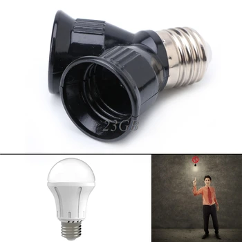 E27 to 2 E27 LED Light Lamp Bulb Adapter Converter Split Splitter Base Socket M01
E27 to 2 E27 LED Light Lamp Bulb Adapter Converter Split Splitter Base Socket M01